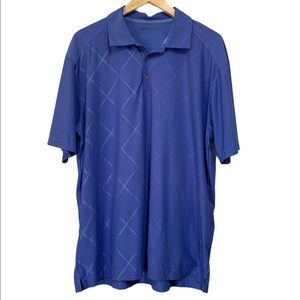 Nike Golf Short Sleeve Dri-Fit Polo Shirt Blue